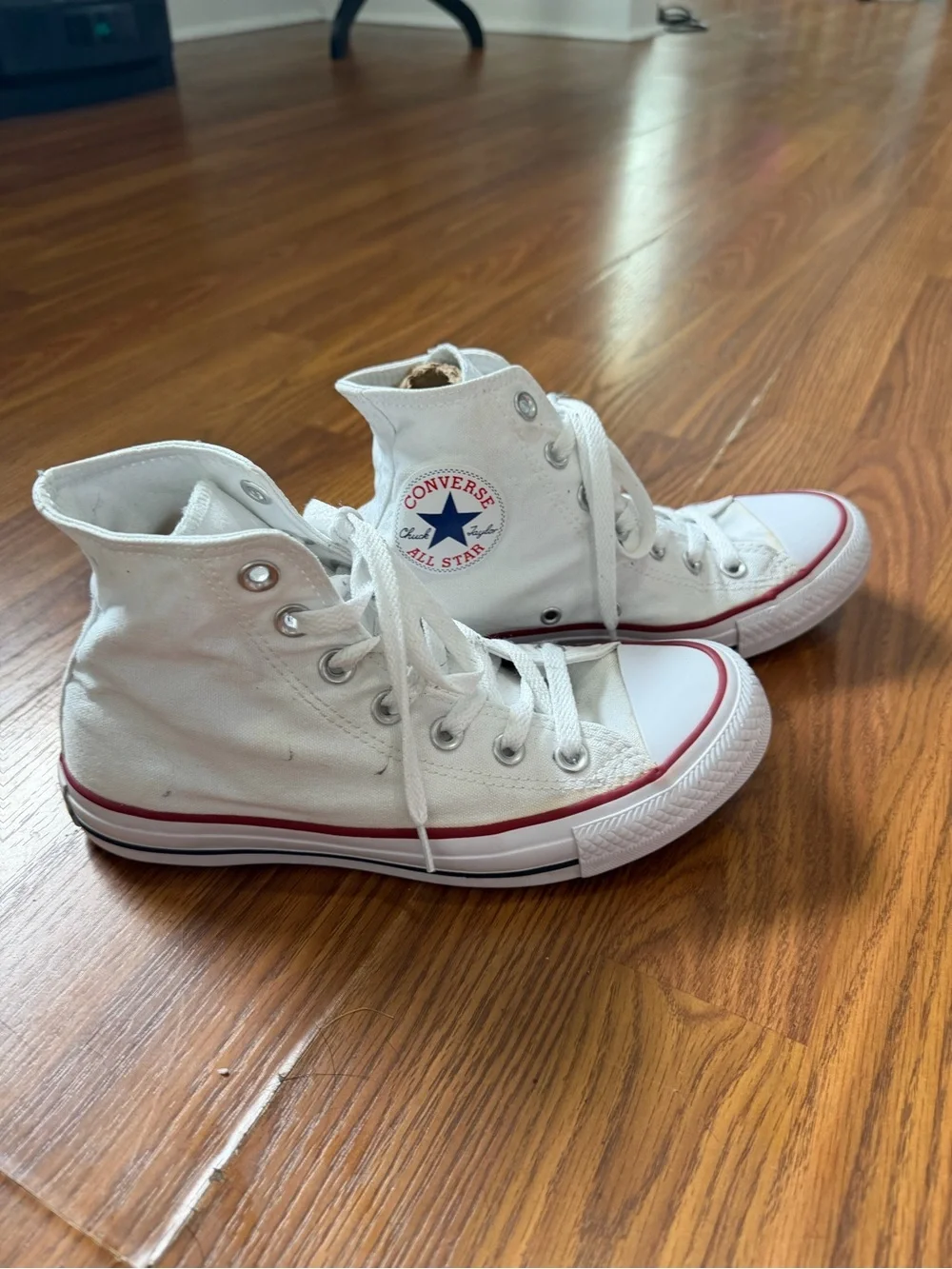 Converse Chuck Taylor All Star White High Top Sneakers M 4.5 W 6.5